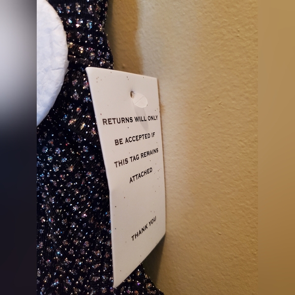 For love and lemons Margaux Glitter Maxi Dress M - Picture 5 of 8